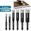 6Pcs 6-16mm Tile Hole Opener Hex Shank Tile Drill Bit  Tile Drilling