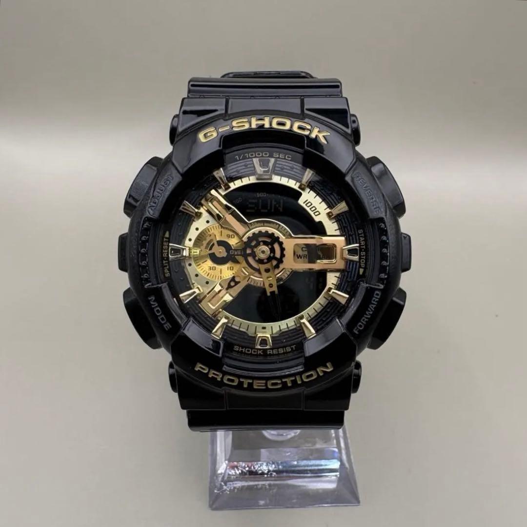 Used New and unused Battery New CASIO G-SHOCK GA-110GB Gold