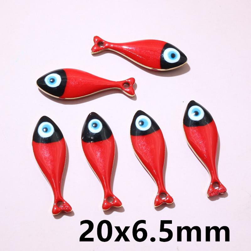 

10pcs Stainless Steel Enamel Fish Charms Pendant Sea Animal DIY Jewelry Making Accessories for Necklace Earrings Bracelet