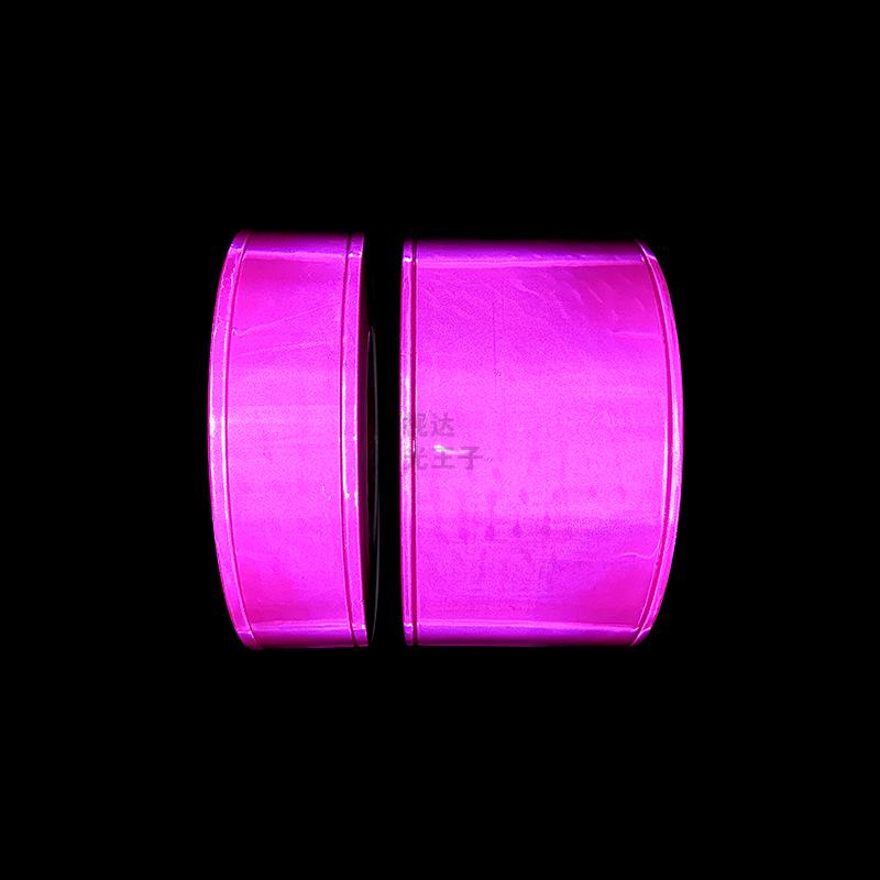 High-Visibility Pink PVC Reflective Lattice Safety Vest with Waterproof Reflective Strips