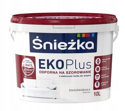 Śnieżka EKO Plus Latex Paint Snow White 10L