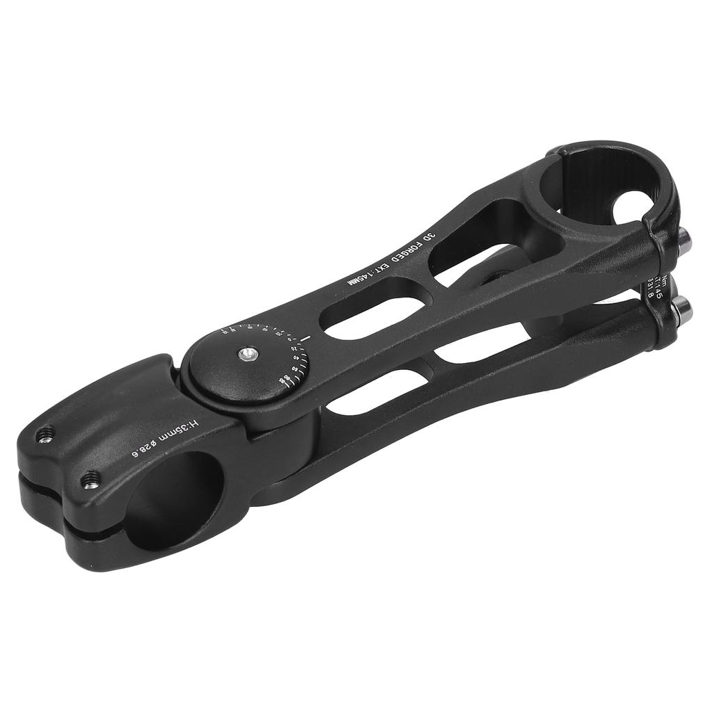 Mountain Bike Aluminum Alloy Stem Bicycle Angle Adjustable Handlebar Stem 31.8x145mm