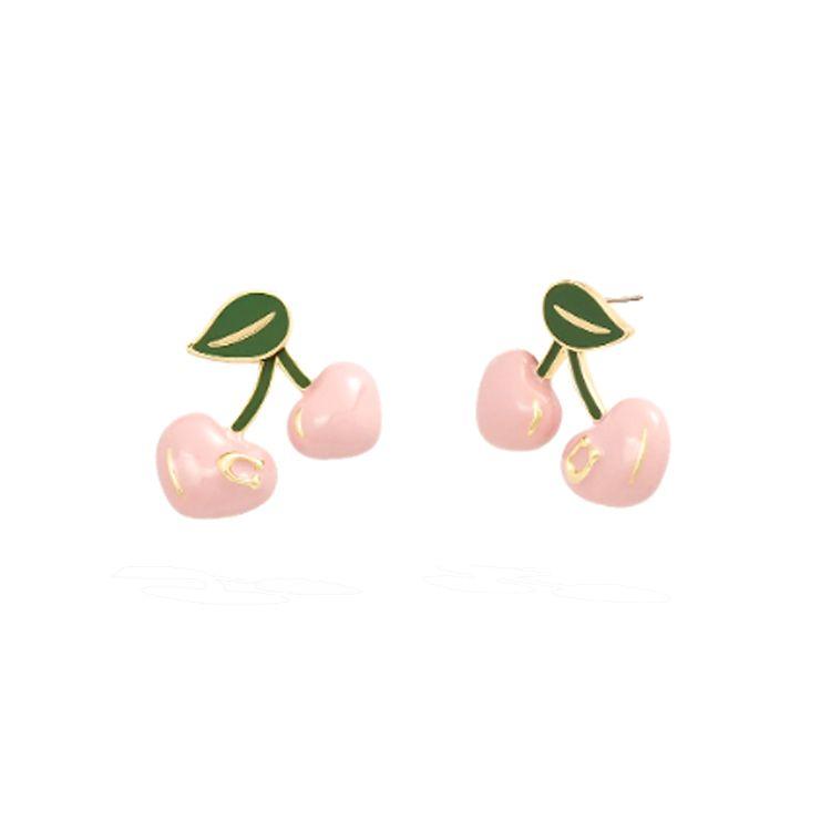 Coach Lightweight Comfortable Brass Earrings Women earrings Pink CI888 Basic Packaging-Box Not Included,F,Pink