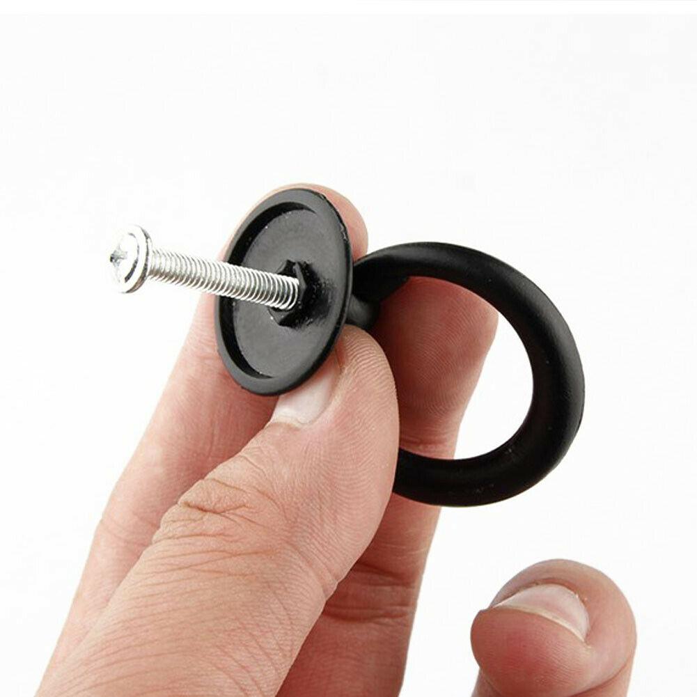 

Black Drawer Knob Pull Ring Handle Kit Door Drawer Drop Knobs Kitchen Pack Set 10 Piece Black Cabinet Cupboard China Mainland