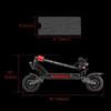 YUME Raptor Electric Scooter 6000W Dual  Motors 60V eScooter 11 Inch Tires Max Speed 80KM/H Max Range 96KM NFC Electric Scooter