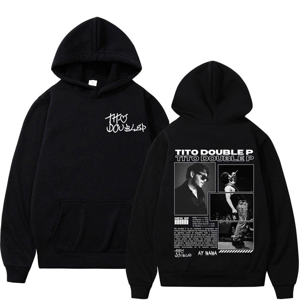 

Singer Tito Double Album Tour 2025 Fashion Print Graphic Hoodie Men Oversized Long Sleeves Top Casual Hip-hop Pullover Fan Gifts 3XL