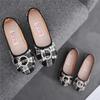 Spring and Summer Women's Cloth Shoes Singles Shoes Flat Bottomed Mom Shoes Soft Sole for One Foot