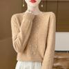 Fashion Wool Sweater Cashmere Pullover O-Neck Long Sleeve Women Knitwear Autumn Winter Clothing Tops