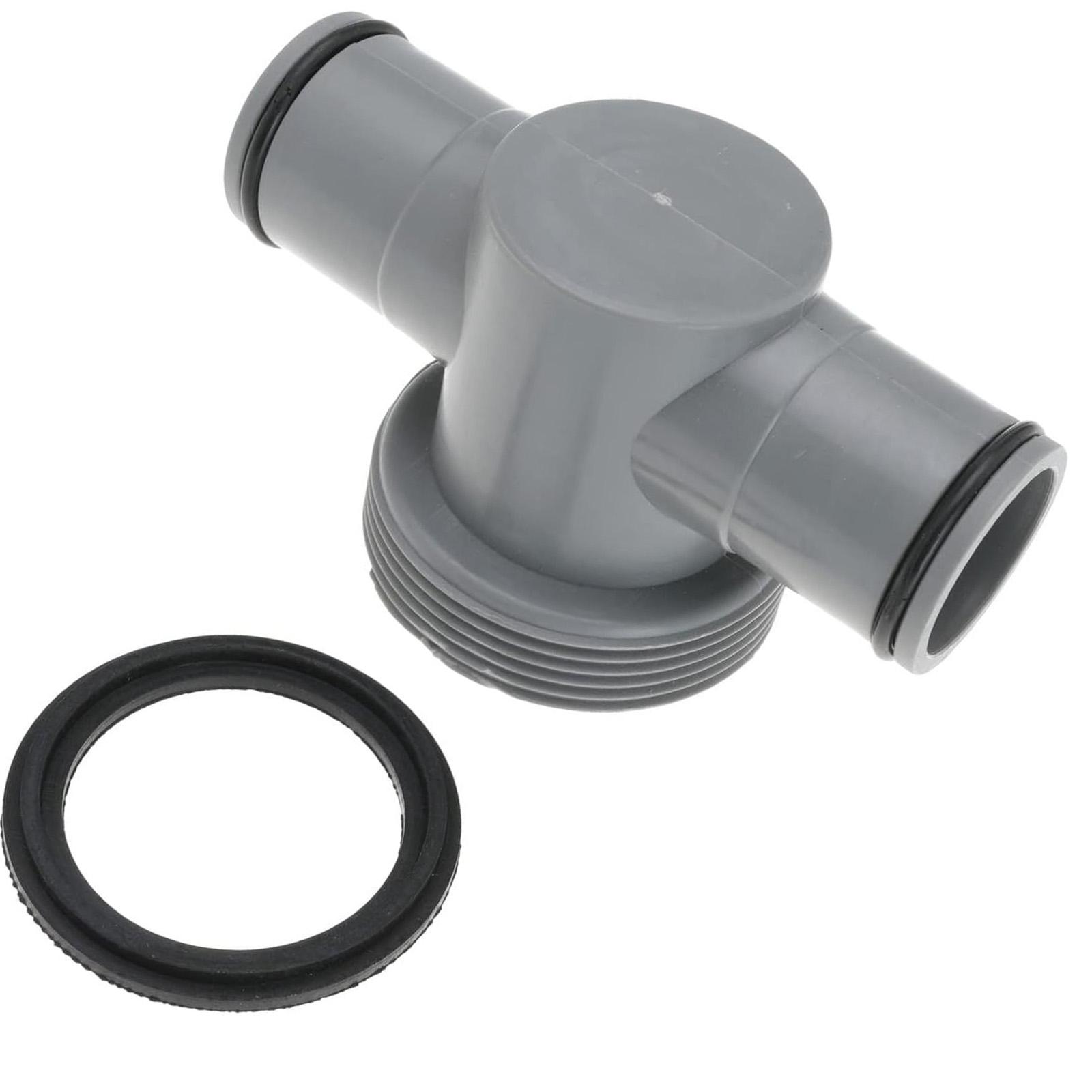 

Т-образный соединитель для шланга бассейна Фитинг для шланга бассейна Пластиковая текстура Идеально подходит для эффективного соединения и отвода нескольких труб