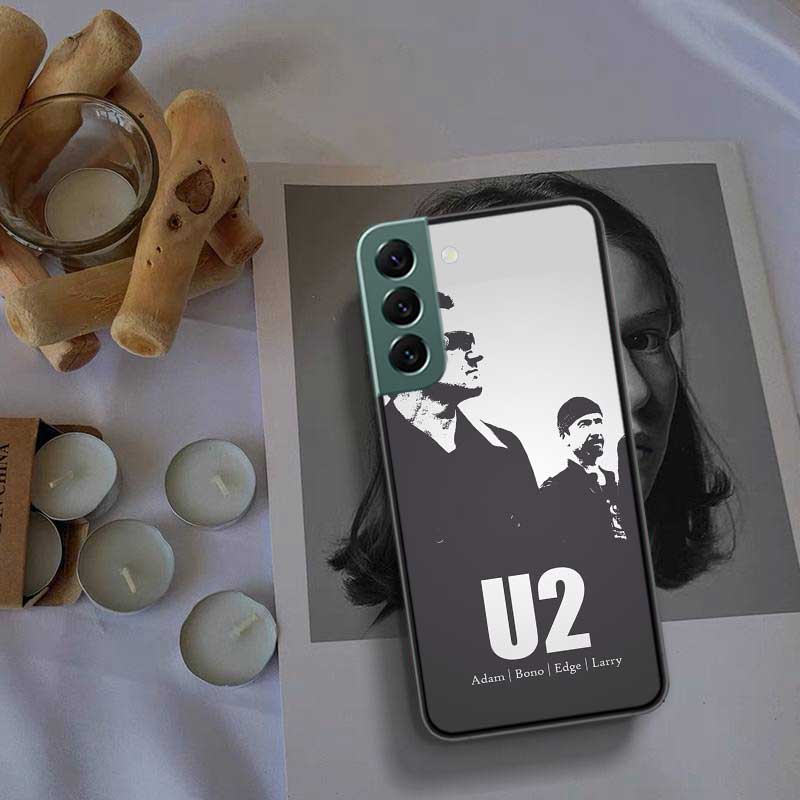 Band U2 Phone Case For Samsung Galaxy S22 S25 Ultra S21 S10 Plus S26 Edge S20 S23 S24 FE Cover Silicone Soft TPU Clear Shell