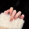Handmade Autumn/Winter Cherry Pattern High-End Wearable False Nails