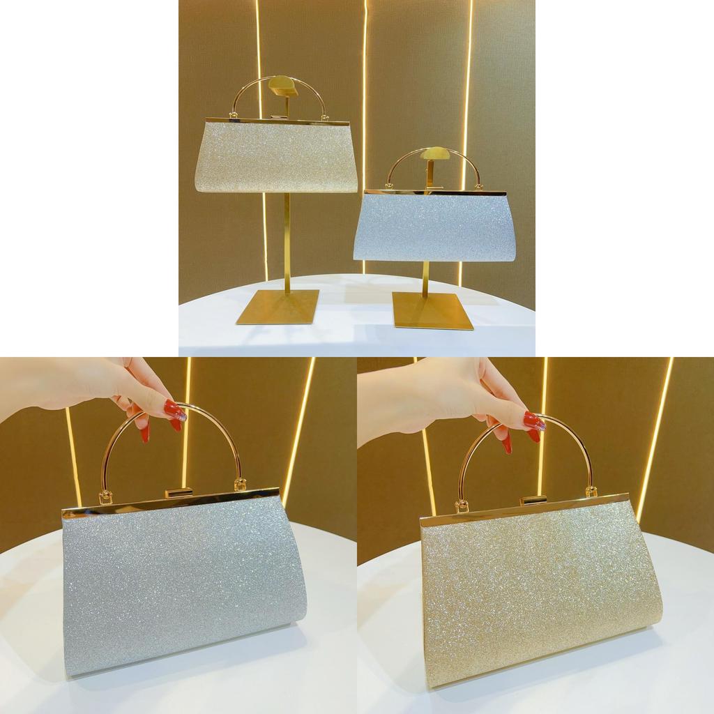 Crossborder Trend Small Evening Clutch With Sequin Splicing For Party And Dinner Events