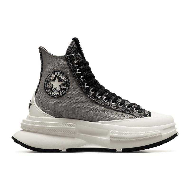 Converse Run Star Legacy Round-toe lace-up Abrasion Absorbing High Top Espadrilles Unisex Grey