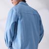 Converse Long Sleeve Woven Shirt Light Denim Blue Ucj418 Uhc