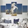 5-Piece Animal Tiger Scenery Poster Wall Art Canvas Set Modern Home Decor Bedroom Painting Modular Canvas Prints with