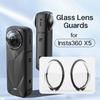 Optical Glass Lens Protector Protective Lens Cap for Insta360 X5 Panoramic Camera Accessories