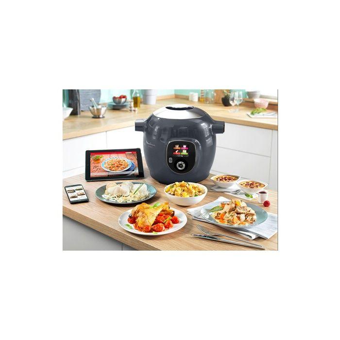 Moulinex Cookeo, Multicooker, 150 Recipes, Fast, 6 L, 6 People, Java Pepper Grey, Ce851hf0
