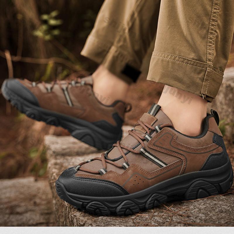 Fashion Men Shoes 2025 Spring Autumn New Fashion Breathable Mesh Non Slip Platform Sneakers Comfortable Lace-up Casual Running Shoes