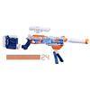 Nerf Loadout Arctic Zerostriker, blaster avec 4 accessoires interchangeables, 24 fléchettes Nerf N1, chargeur interne 6 fléchettes,