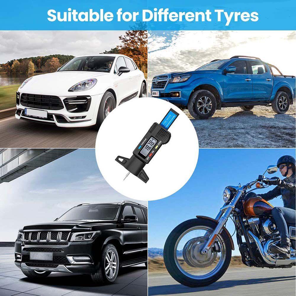 Digital Monitoring System Depth Gauge Tire Tread Depth Gauge Thickness Gauges Vernier Calipers
