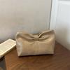 Large-capacity Fashionable-style Bow-shaped Textured Pleated Cloud-shaped Hand-held Envelope Shoulder Bag