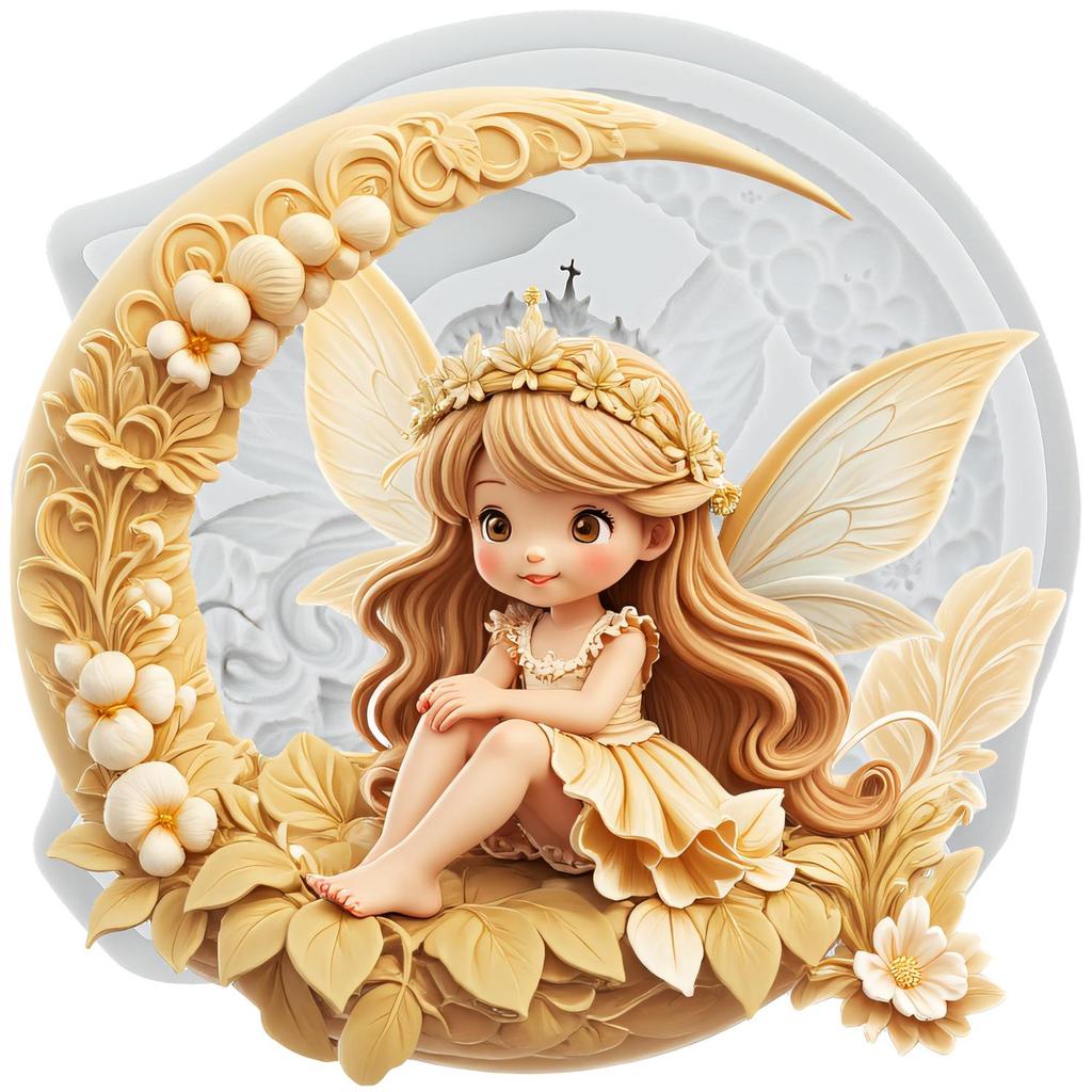 Butterfly Fairy Silicone Molds Flower Fairy Fondant Mold Cake Decorating Tools Cupcake Topper Candy Resin Clay Chocolate Gumpaste Mold