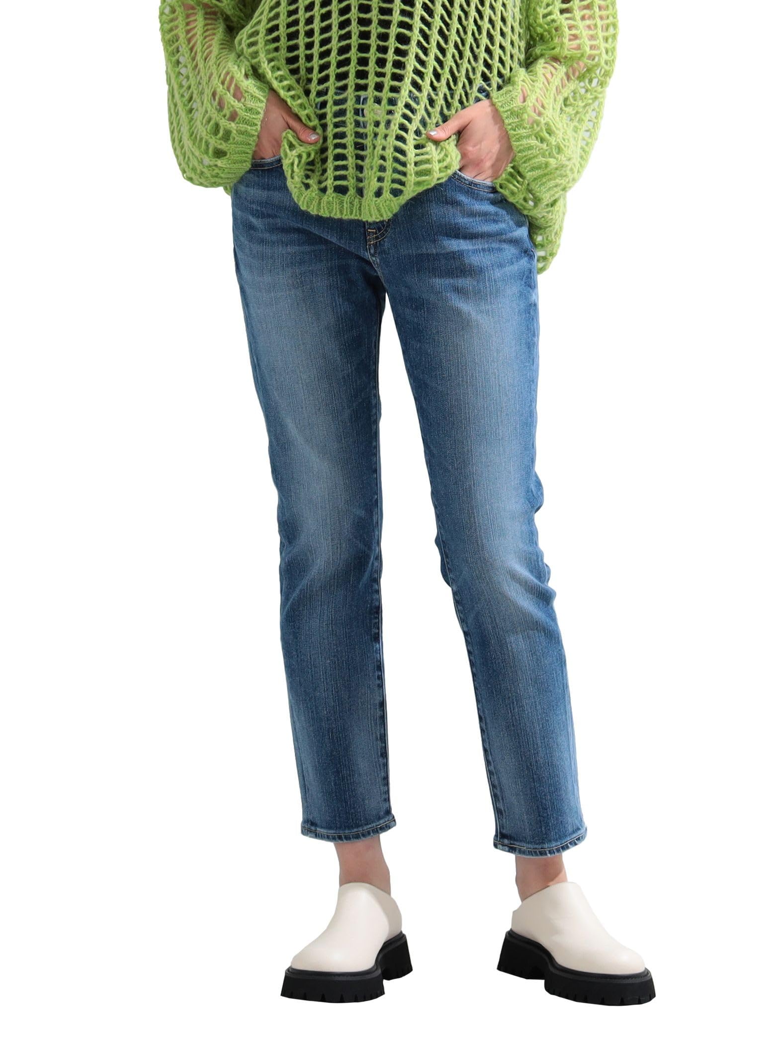 

Джинсовые брюки RED CARD Anniversary Slim Tapered Denim Pants 21 [Raybeams] Женские Mid_Used