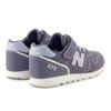 YV373 Kids Junior Children Velcro Magic Tape Low Cut Sneakers Shoes Casual Kindergarten School [New Balance] Yv373-b (Gray, 19.0 Cm)