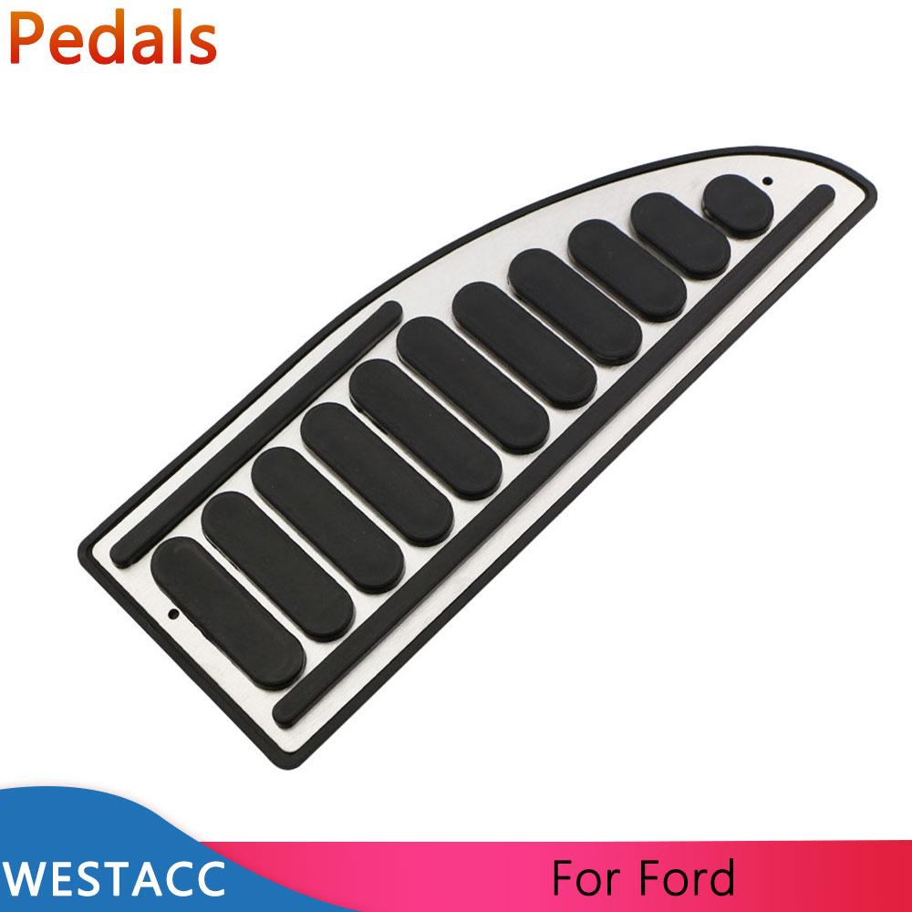 Auto Dead Pedal Fußstütze Pedalabdeckung für Ford C-Max S-Max Focus 2 3 4 MK2 MK3 MK4 Fiesta Mondeo Fusion Kuga Escape
