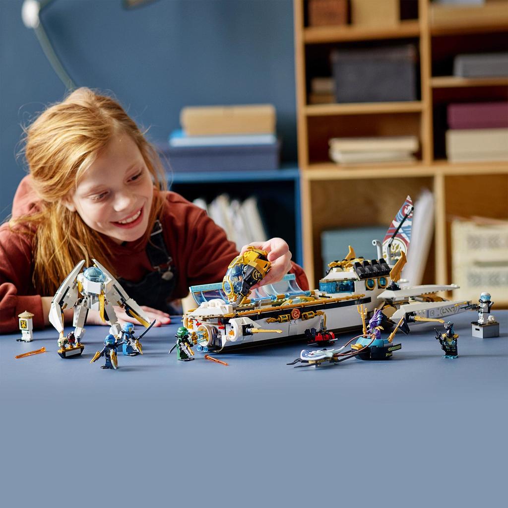 LEGO Ninjago Underwater Battleship Bounty 71756, Toy, Building Blocks, Gift, Ninja, Vehicle, Sea, Boys, Ages 9 and Up