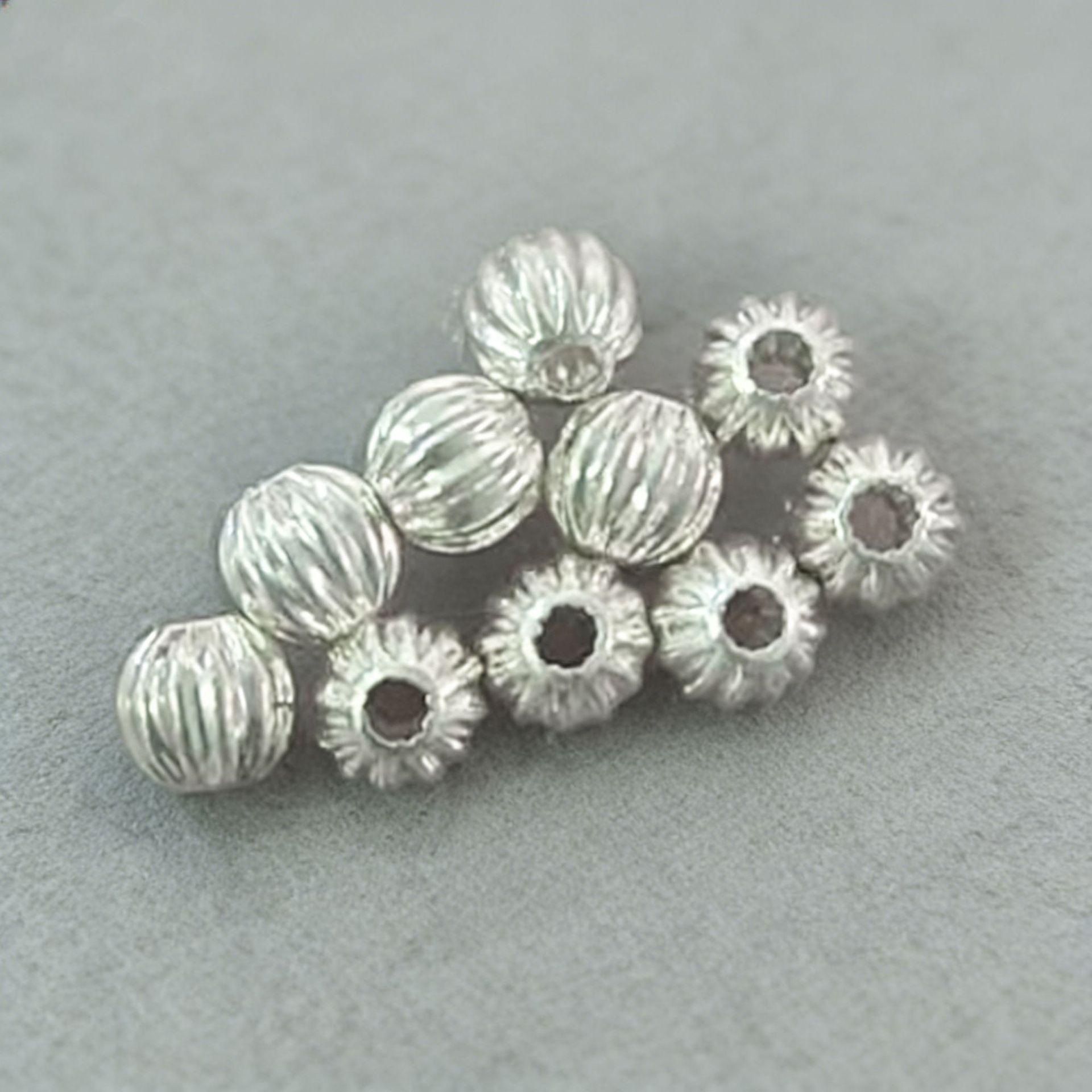 S925 Sterling Silver Beaded DIY Bracelet & Necklace Connector Jewelry Components