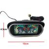 Auto LCD Water Temperature Voltmeter Gauge 2 in 1 With Joint Pipe Adapter 1/8NPT OD 26MM-40MM