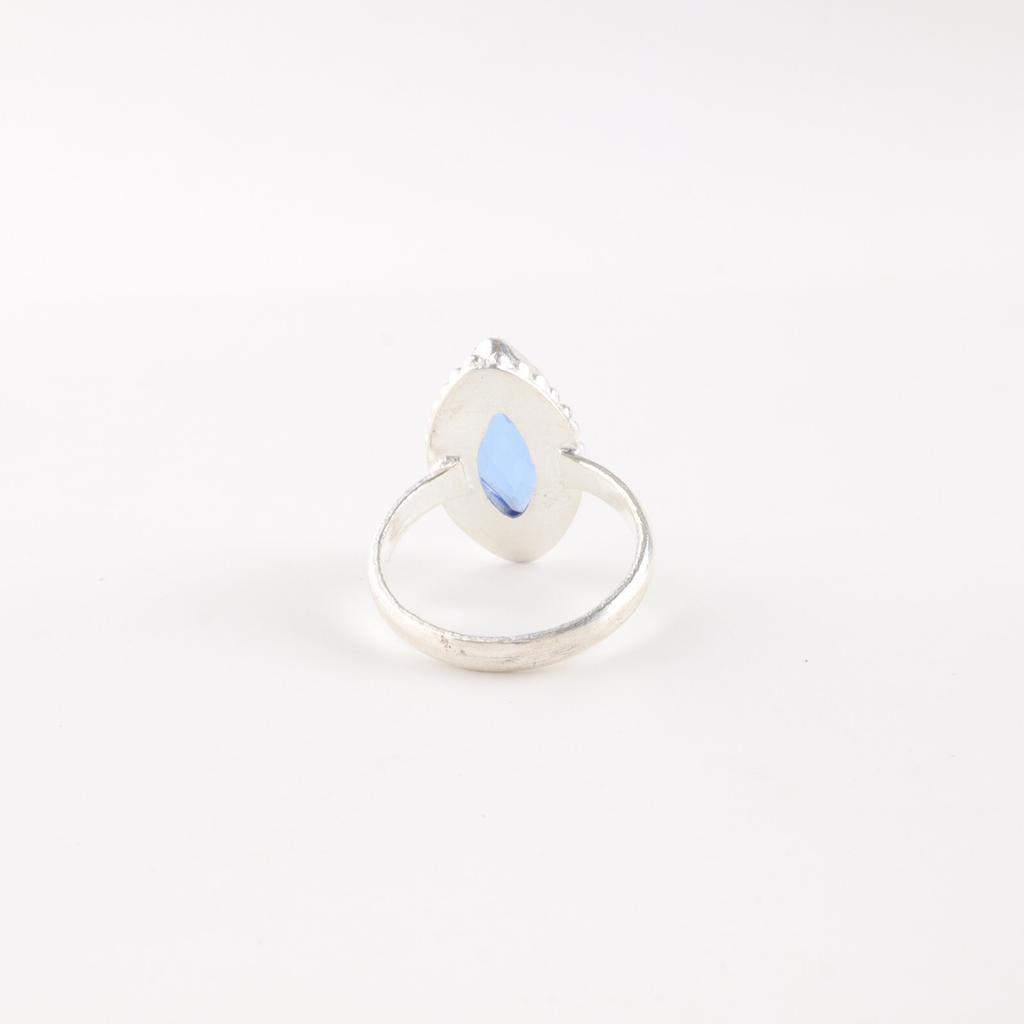 Natural Tanzanite Gemstone 925Sterling Silver Jewelry Handmade Ring Gift For Her RR-25-9