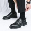 Fashion Classic men's leather shoes daily fashion business style design Leisure Party Thick soled handsome young shoes Hot selling