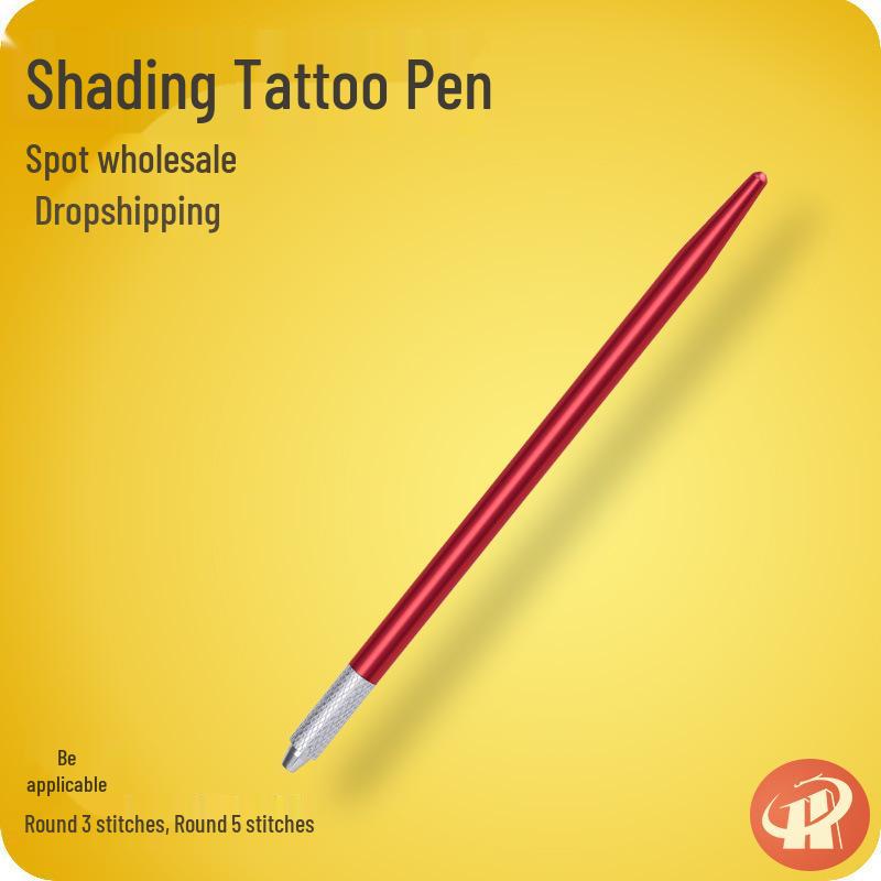 Korean Style No. 7 Single Head Metal Eyebrow Tattooing Pen