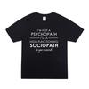 Sherlock I'm Not A Psychopath I'm A High Printed Graphic T-shirt Men's and Women's Short-sleeved T-shirt Men's Clothing Street