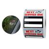Easy-toOil Change Service Reminder Stickers Low-Tack 2x2 Car Adhesive