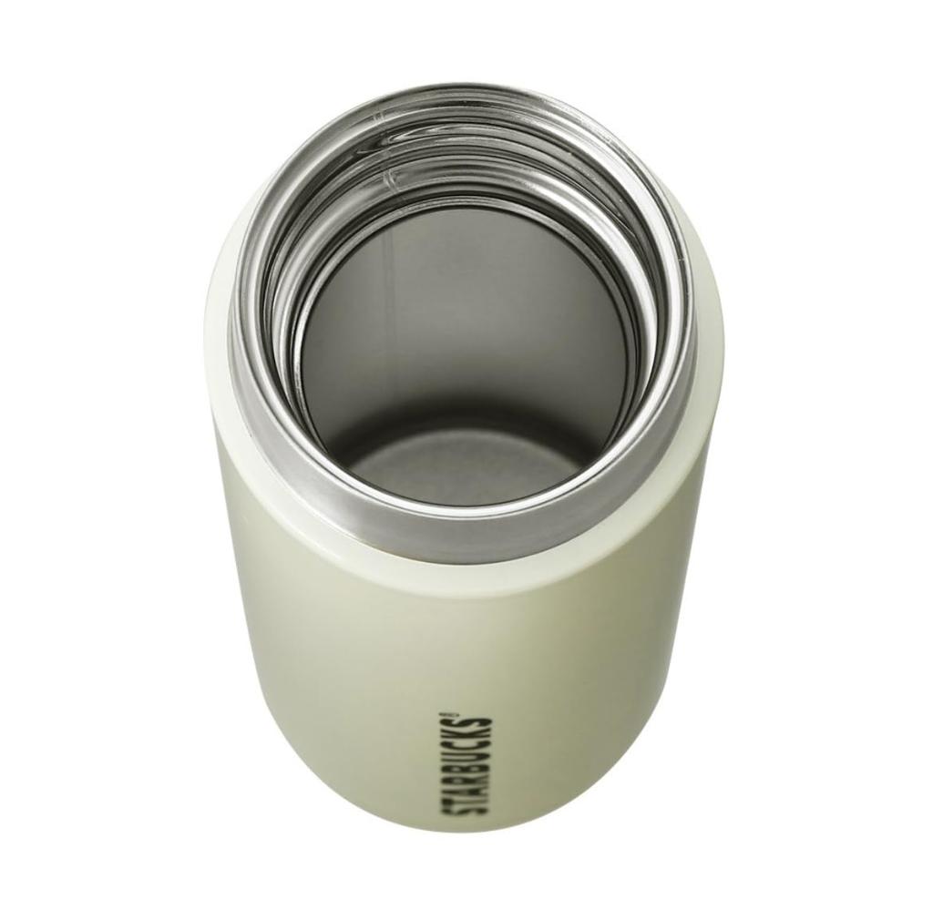 Starbucks Stainless Steel Petit Bottle, White, 201ml