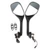 Motorcycle Adjustable Rear View Mirror with Integrated LED Turn Signals Suitable For GSXR600 GSXR750 GSXR1000 K8 K9 2pcs