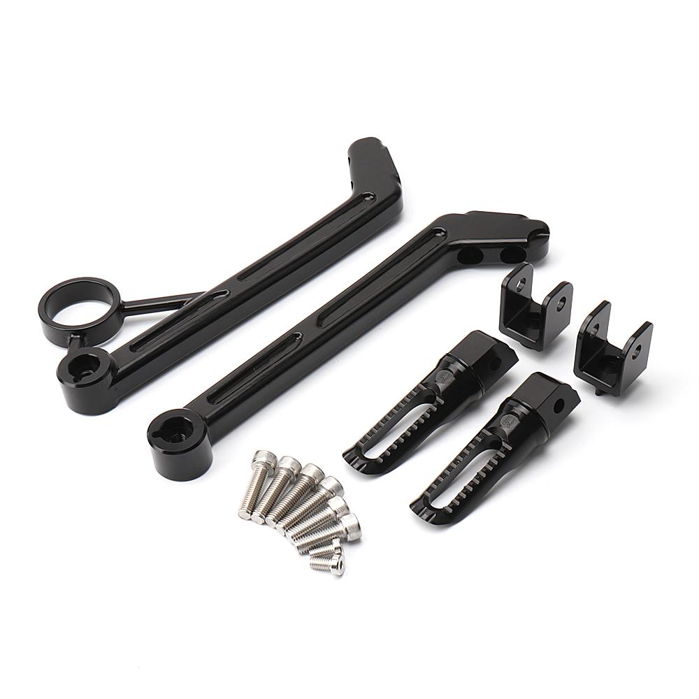 

For BMW R9T RNINET PURE R NineT RACER R NINE T SCRAMBLER Motorcycle Rear Passenger Footrest Foot Peg Rest Pedal Bracket Kit чёрный