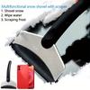 1/2PCS Durable Car Windshield Snow Shovel Snow Removal Scraper Ice Shovel Window Cleaning Tool For All Car Accessories shovel