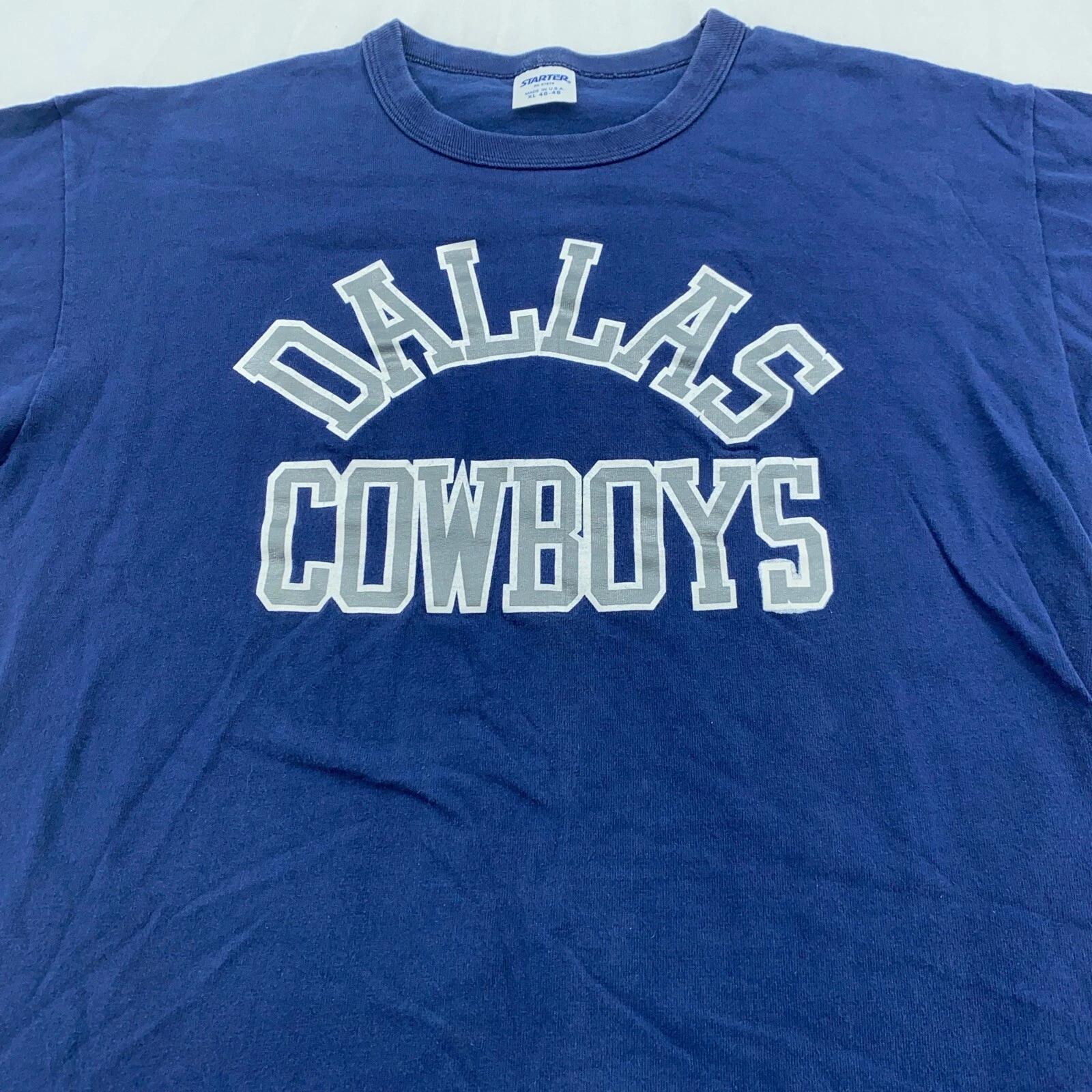 vintage 90s DALLAS COWBOYS STARTER T-Shirt LARGE football NFL S