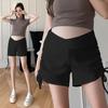 Vielseitige Sommer-Umstands-Low-Waist-Shorts mit Kordelzug, Falten und sportlichem Design