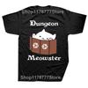Dungeon and Dragon Meowster Erkaklar Ayollar Futbolkalari Kiyim Kulgili Futbolkalar Futbolka Sof Geymer Sevgilisi Tug'ilgan Kun Sovg'asi Kiyim