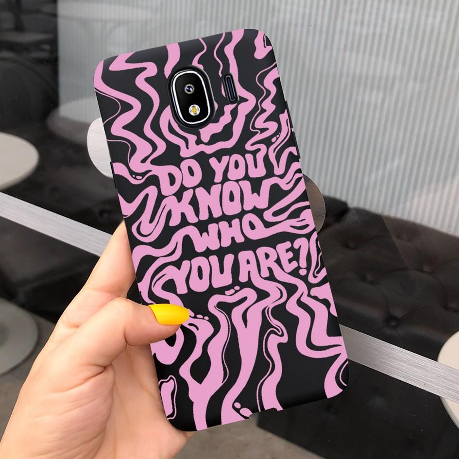 For Samsung Galaxy J4 J6 2018 EU Case SM-J400F J600F Lovely Cartoon Protective Skin Cover For Samsung J4 2018 J 4 J 6 Soft Coque