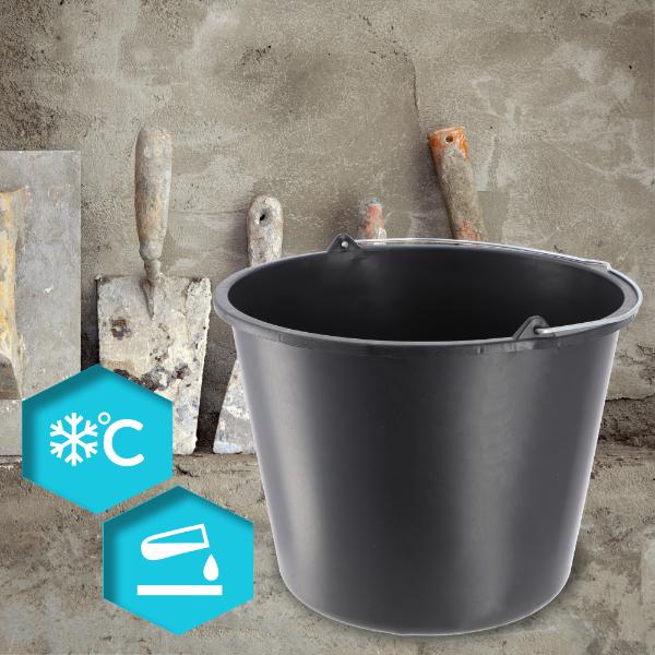 KADAX Plastic Construction Buckets Household 20L 3pcs