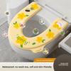 Coprisci Sedile WC per Tutte le Stagioni per Uso Domestico. Taglia larga. Impermeabile per l'Estate. Lavabile. Copri sedile WC adesivo.