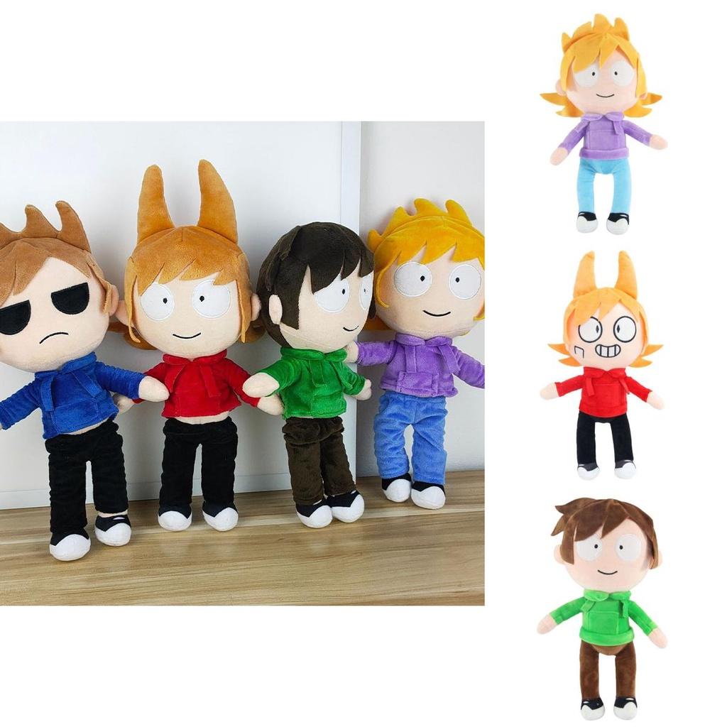 Youtube Ny Exklusiv Tom Eddsworld Tord Anime Gosedjursdocka Med Mjuk Beröring Bomull