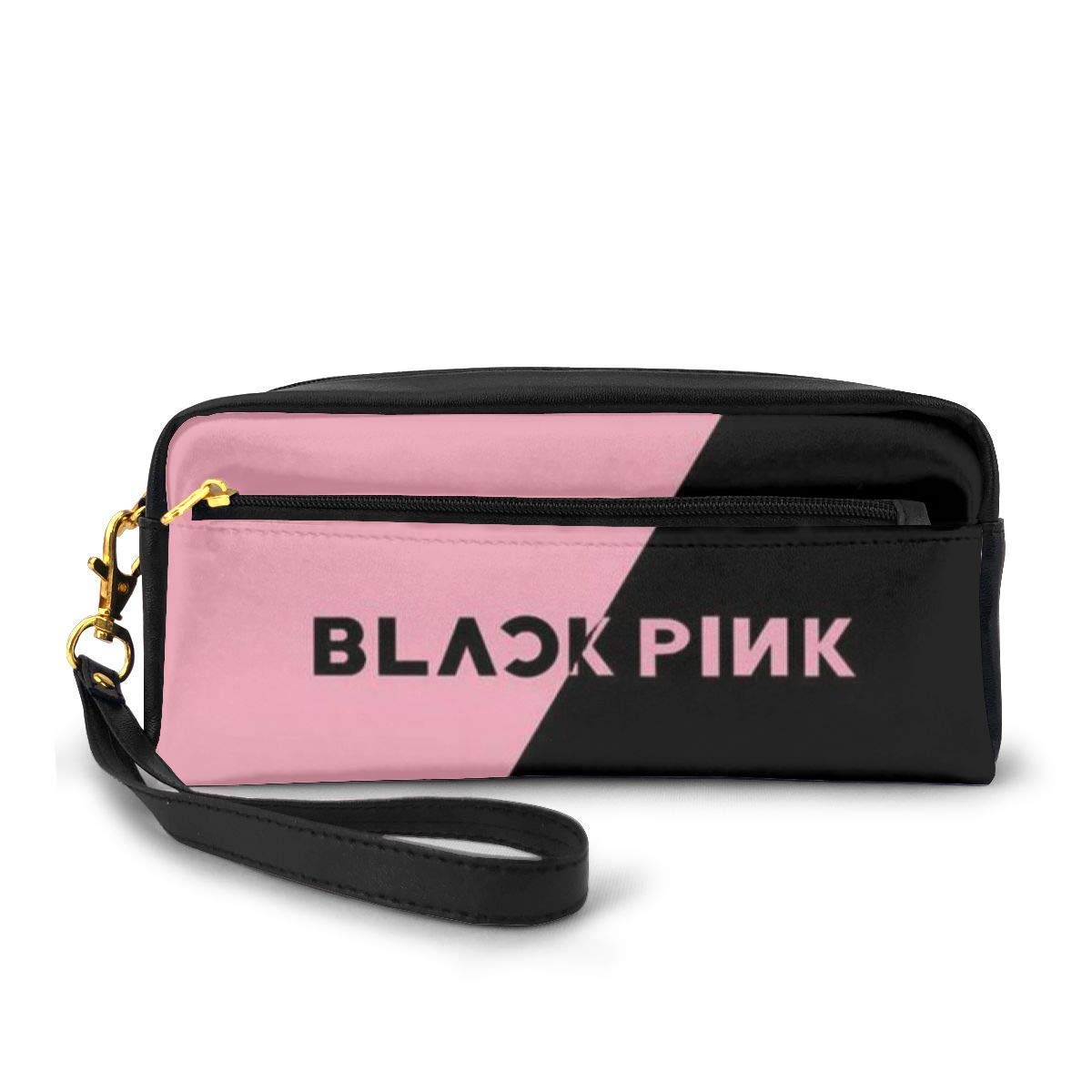 Pop Пенал Blackpink Маленькая косметичка Пенал Чехол из ПУ кожи Пенал для ручек Сумка для макияжа Пенал для канцелярских товаров Многофункциональная косметичка для