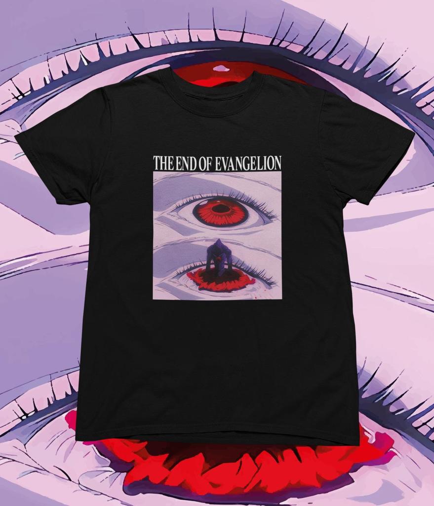 Neon Genesis Evangelion Anime End Of Evangelion Printed Tshirt Unisexs And Womens Tshirt Unisexs Top Tshirt 2026 Summer New Tee